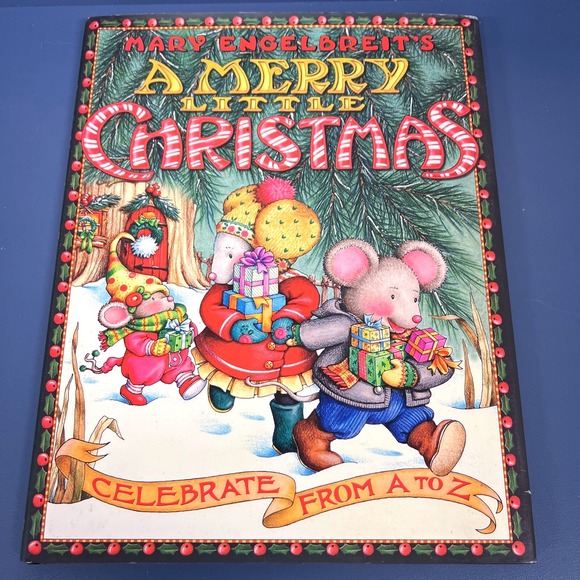 Brand New Mary Engelbreit A Merry Little Christmas from‎ A to Z '06 hardback - Picture 1 of 16